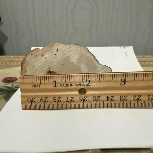 Vintage Kneeling Praying Santa with Baby Jesus Christmas Ornament - Picture 14 of 15